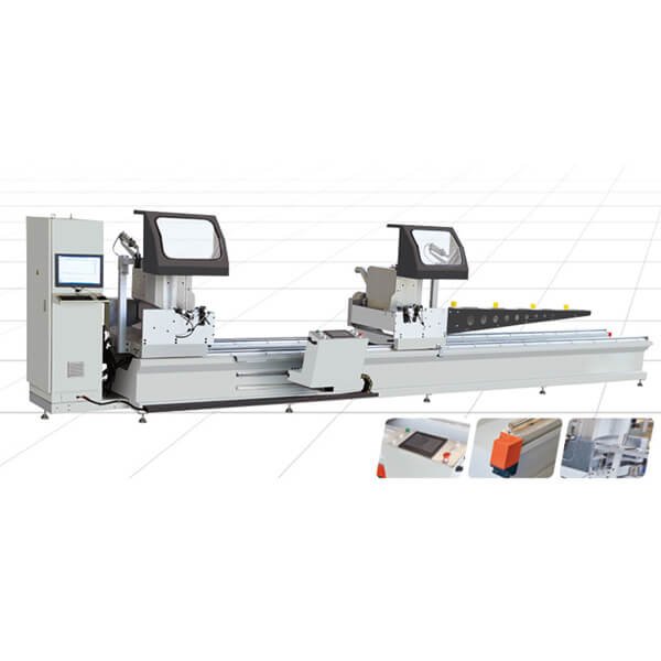 Best Aluminium Window Cutting Equipment The Double Head Cutting Machine In Factory